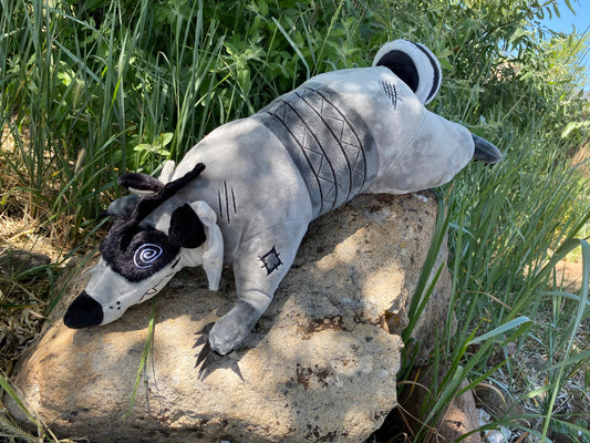 Weighted Roadkill Raccoon Plush