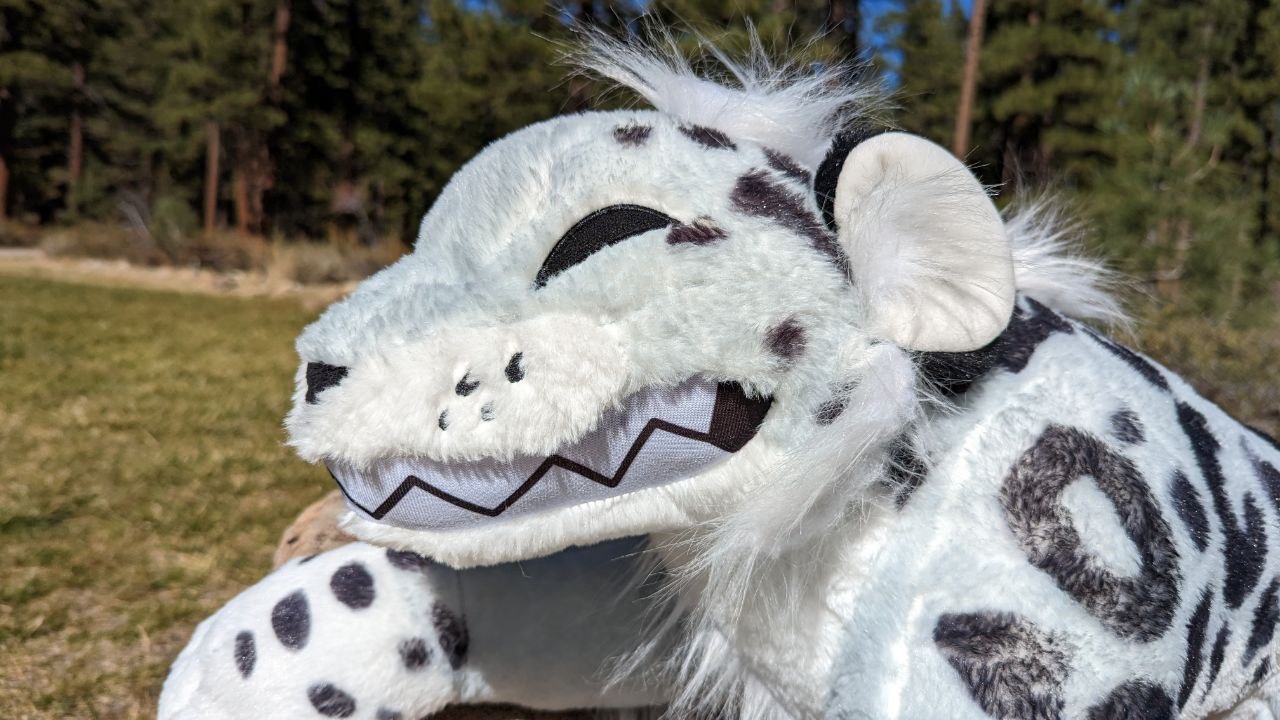 Snow sales leopard plushie